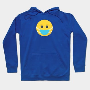 Smiley Face Face Mask Hoodie